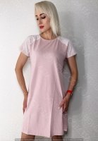 Жіноча нічна сорочка з коротким рукавом "Peachy Pearl"